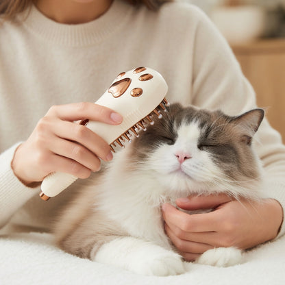 Pet Steam Brush 3-in-1 Grooming Tool